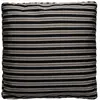 Image de KARTELL set de 2 coussins pour canapé POP OUTDOOR 48x48 cm (Taupe et noir - Tissu Stripes)
