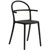 Image de KARTELL set de 2 chaises GENERIC C (Noir - Polypropylène)