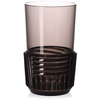 Image de KARTELL set de 4 verres TRAMA (H 15 cm / Fumé - Technopolymère thermoplastique transparent)