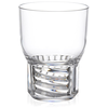 Image de KARTELL set de 4 verres TRAMA (H 11 cm / Cristal - Technopolymère thermoplastique transparent)