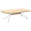 Image de KARTELL table basse BLAST avec plateau rectangulaire (Plateau bronze, structure cristal et bronze - Base en technoploymère et plateau en cristal stratifié)