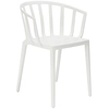 Image de KARTELL set de 2 chaises avec accoudoirs VENICE (Blanc - Technopolymère thermoplastique recyclé avec charge minérale)
