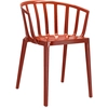 Image de KARTELL set de 2 chaises avec accoudoirs VENICE (Orange rouille - Technopolymère thermoplastique recyclé avec charge minérale)