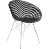 Image de KARTELL chaise SMATRIK (Noir / Chrome - polycarbonate coloré dans la masse et acier)