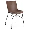 Image de KARTELL chaise P/WOOD SMART WOOD (Foncé, base noire - frêne et acier)
