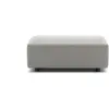 Image de KARTELL pouf PLASTICS DUO TECH FABRIC (Gris - Faux cuir)