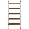 Image de KARTELL bibliothèque murale avec 5 étagères de 90 cm ADAM WOOD (Placage foncImpressions - Bois courbé et acier peint en noir)