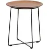 Image de KARTELL table basse AL WOOD (Frêne noire - Bois courbé et acier peint en noir)