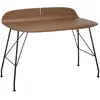 Image de KARTELL bureau EARL OF WOOD (Placage foncImpressions - Bois courbé et acier peint en noir)