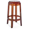 Image de KARTELL tabouret CHARLES GHOST hauteur 65 cm (Ambre - Polycarbonate transparent)