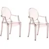 Image de KARTELL set de 2 chaises LOUIS GHOST (Orange - Polycarbonate 2.0 recyclé)