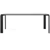 Image de KARTELL table FOUR CERAMIC 190x79xH73 cm (Symphonie - Grès finition Marbre et acier verni noir)