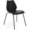 Image de KARTELL set de 2 chaises MAUI (Anthracite - Polypropylène teinté dans la masse et acier peint en noir)