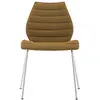 Image de KARTELL set de 2 chaises MAUI SOFT NOMA (Moutarde - Tissu Noma / Structure en acier chromé)