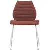 Image de KARTELL set de 2 chaises MAUI SOFT NOMA (Brique - Tissu Noma / Structure en acier chromé)