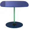Image de KARTELL table basse THIERRY 50 x 50 cm (Bleu - Verre trempé peint au dos et acier peint)