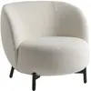 Image de KARTELL fauteuil LUNAM tissu ORSETTO (Blanc - Acier verni et tissu)