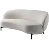 Image de KARTELL canapé LUNAM tissu ORSETTO (Blanc - Acier verni et tissu)