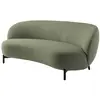 Image de KARTELL canapé LUNAM tissu ORSETTO (Vert - Acier verni et tissu)