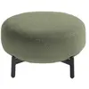 Image de KARTELL pouf repose-pieds LUNAM tissu ORSETTO (Vert - Acier verni et tissu)