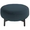 Image de KARTELL pouf repose-pieds LUNAM tissu ORSETTO (Bleu - Acier verni et tissu)