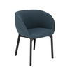 Image de KARTELL fauteuil CHARLA tissu ORSETTO (Bleu - Technopolymère thermoplastique recyclé et tissu)