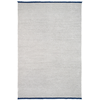 Image de KARTELL tapis K-LIM 240 x 170 cm (Gris avec frange bleue - PET recyclé)