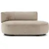 Image de KARTELL canapé dormeuse K-WAITING PAOLINA SX (Beige - Tissu chenille et acier peint)