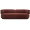 Image de KARTELL canapé K-WAITING (Brick red - Tissu bouclé et acier peint)