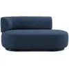 Image de KARTELL canapé dormeuse K-WAITING PAOLINA SX (Blue - Tissu bouclé et acier peint)