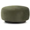 Image de KARTELL pouf K-WAITING (Green - Tissu chenille et acier peint)