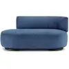 Image de KARTELL canapé dormeuse K-WAITING PAOLINA DX (Sky bleue - Tissu chenille et acier peint)
