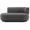 Image de KARTELL canapé dormeuse K-WAITING PAOLINA DX (Grey - Tissu bouclé et acier peint)
