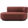 Image de KARTELL canapé dormeuse K-WAITING PAOLINA DX (Brick red - Tissu bouclé et acier peint)