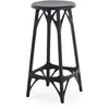 Image de KARTELL set de 2 tabourets A.I. STOOL LIGHT H 65 cm (Noir - Technopolymère thermoplastique recyclé)