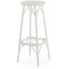 Image de KARTELL set de 2 tabourets A.I. STOOL LIGHT H 75 cm (Blanc - Technopolymère thermoplastique recyclé)