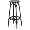 Image de KARTELL set de 2 tabourets A.I. STOOL LIGHT H 75 cm (Noir - Technopolymère thermoplastique recyclé)