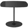 Image de KARTELL table basse THIERRY 50 x 50 cm (Noir - Verre trempé peint au dos et acier peint)
