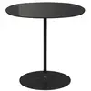 Image de KARTELL table basse THIERRY 45 x 45 cm (Noir - Verre trempé peint au dos et acier peint)