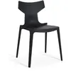 Image de KARTELL set de 2 chaises RE-CHAIR (Noir - Technopolymère thermoplastique recyclé à partir de dosettes de café Illy)