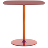 Image de KARTELL table THIERRY BISTROT (Burgundy - Verre trempé peint et métal)