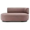 Image de KARTELL canapé dormeuse K-WAITING PAOLINA DX (Burgundy - Tissu texturé et acier peint)