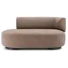 Image de KARTELL canapé dormeuse K-WAITING PAOLINA DX (Marron - Tissu texturé et acier peint)
