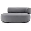 Image de KARTELL canapé dormeuse K-WAITING PAOLINA DX (Sky bleue - Tissu texturé et acier peint)