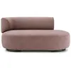 Image de KARTELL canapé dormeuse K-WAITING PAOLINA SX (Burgundy - Tissu texturé et acier peint)