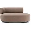 Image de KARTELL canapé dormeuse K-WAITING PAOLINA SX (Marron - Tissu texturé et acier peint)