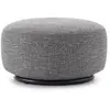 Image de KARTELL pouf K-WAITING (Sky bleue - Tissu texturé et acier peint)