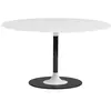 Image de KARTELL table ronde THIERRY XXL (Blanc - Verre trempé peint et métal)