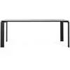Image de KARTELL table FOUR CERAMIC 190x79xH73 cm (Nature Tundra - Grès finition Marbre et acier verni noir)