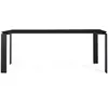 Image de KARTELL table FOUR CERAMIC 190x90xH73 cm (Noir - Grès finition Marbre et acier verni noir)